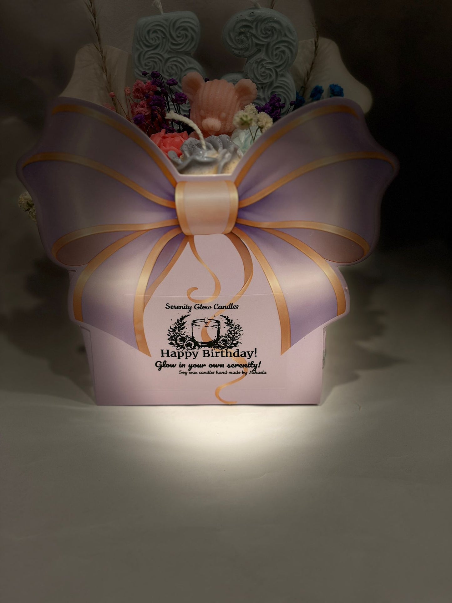 Birthday Candle Bouquet Gift Box
