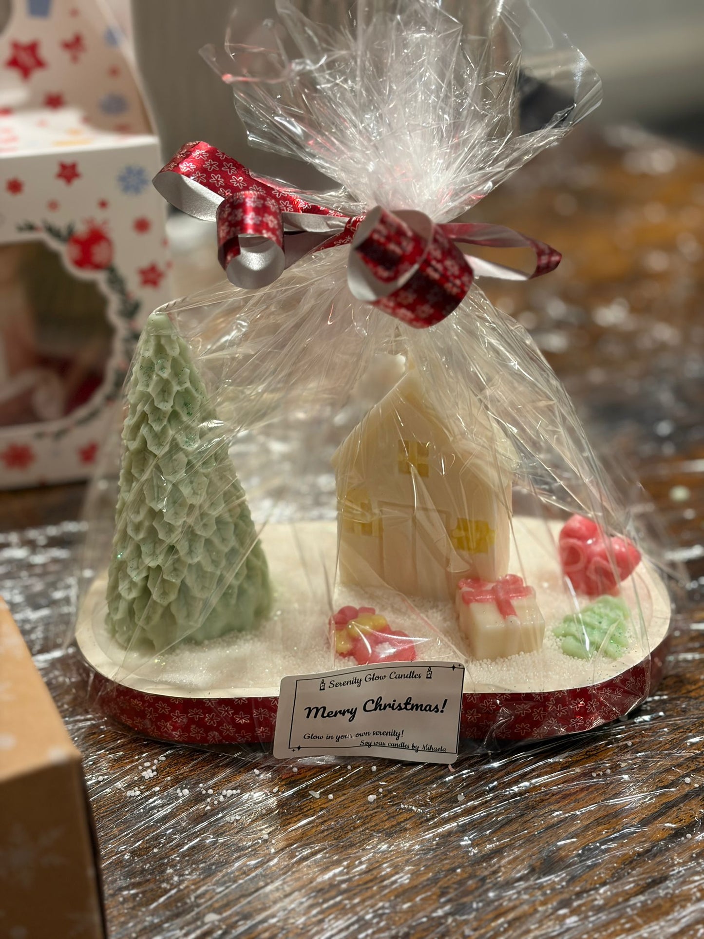 Winter Wonderland Scene Candle Set - Christmas Village Display