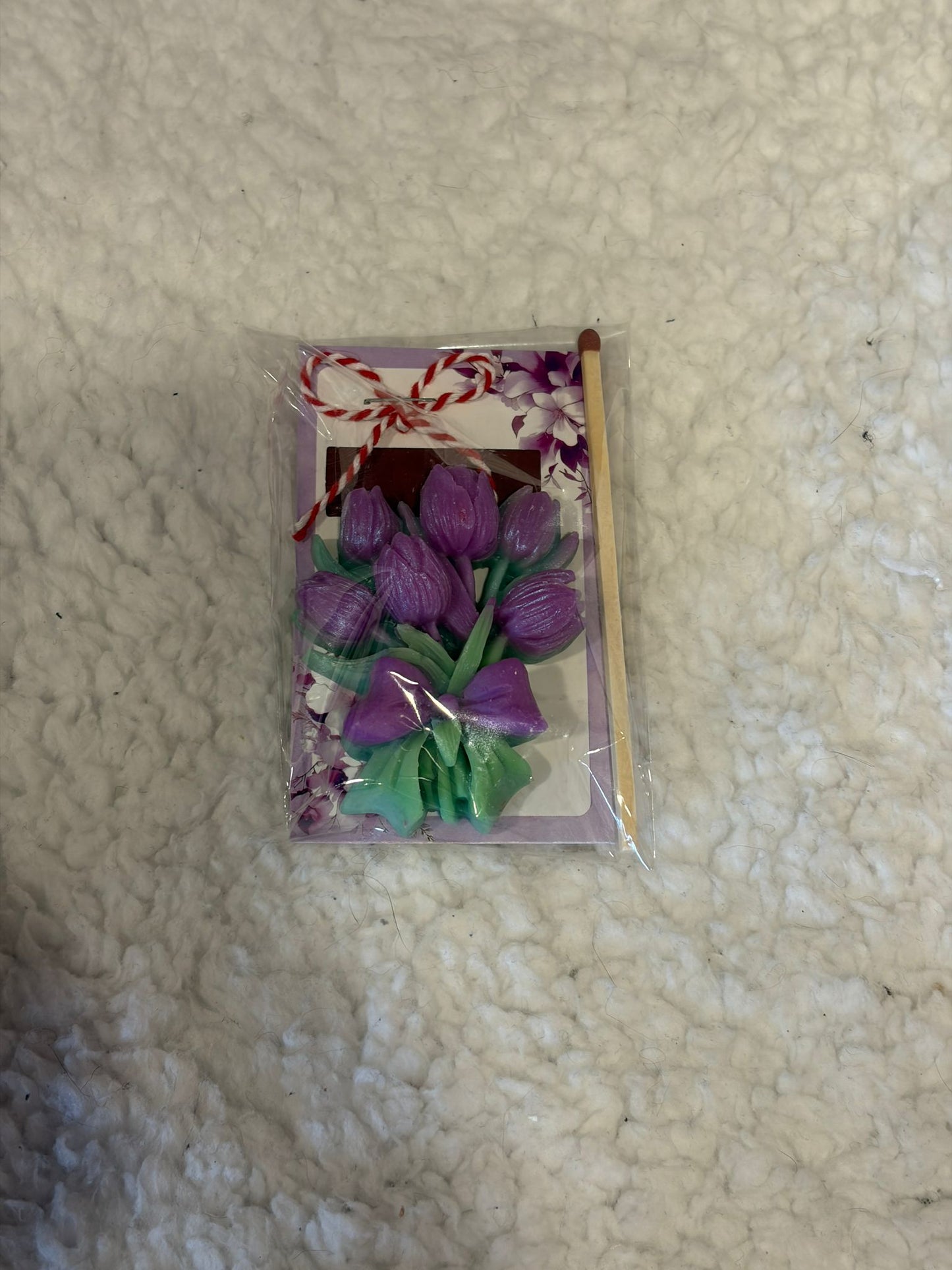 Handmade Floral Mărțișor Candles