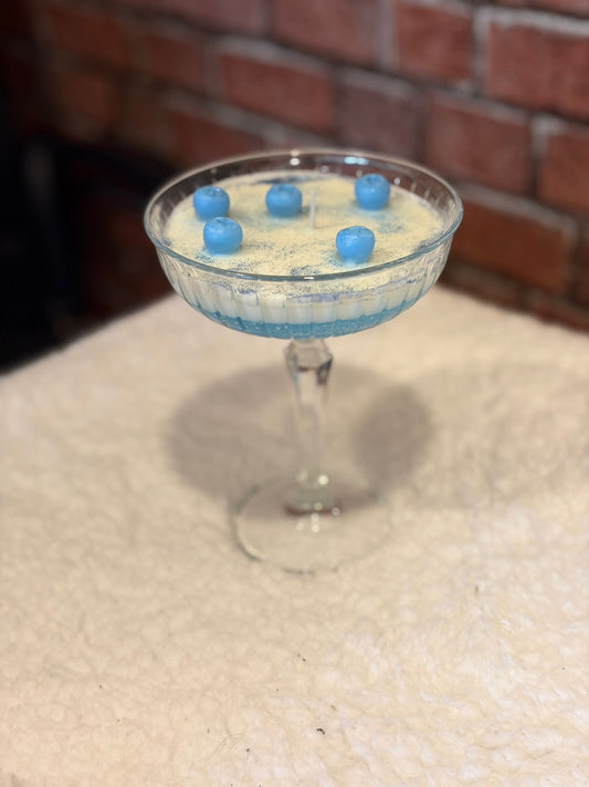 Blueberry Martini Cocktail Candle