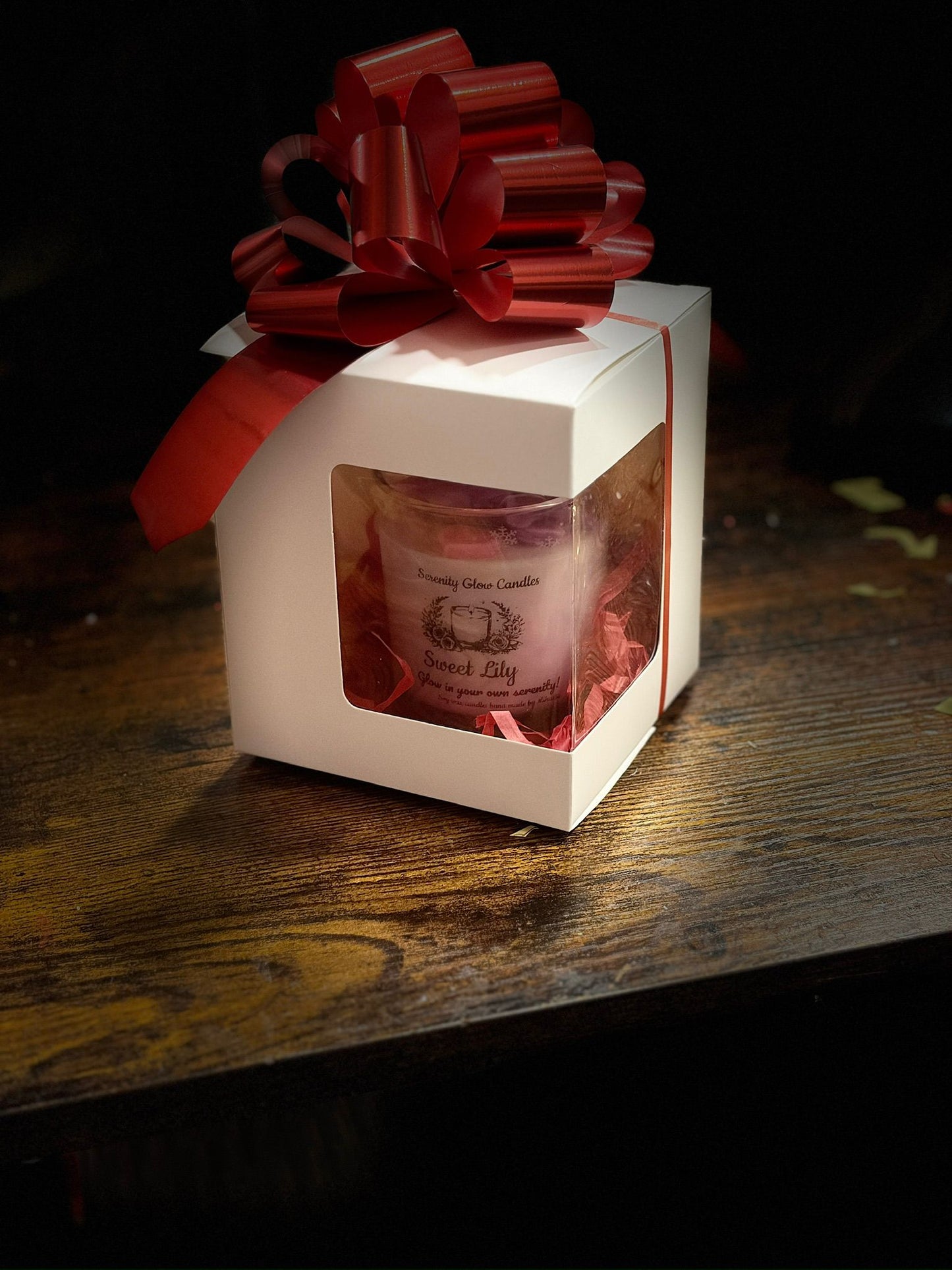 Sweet Lily Glass Candle