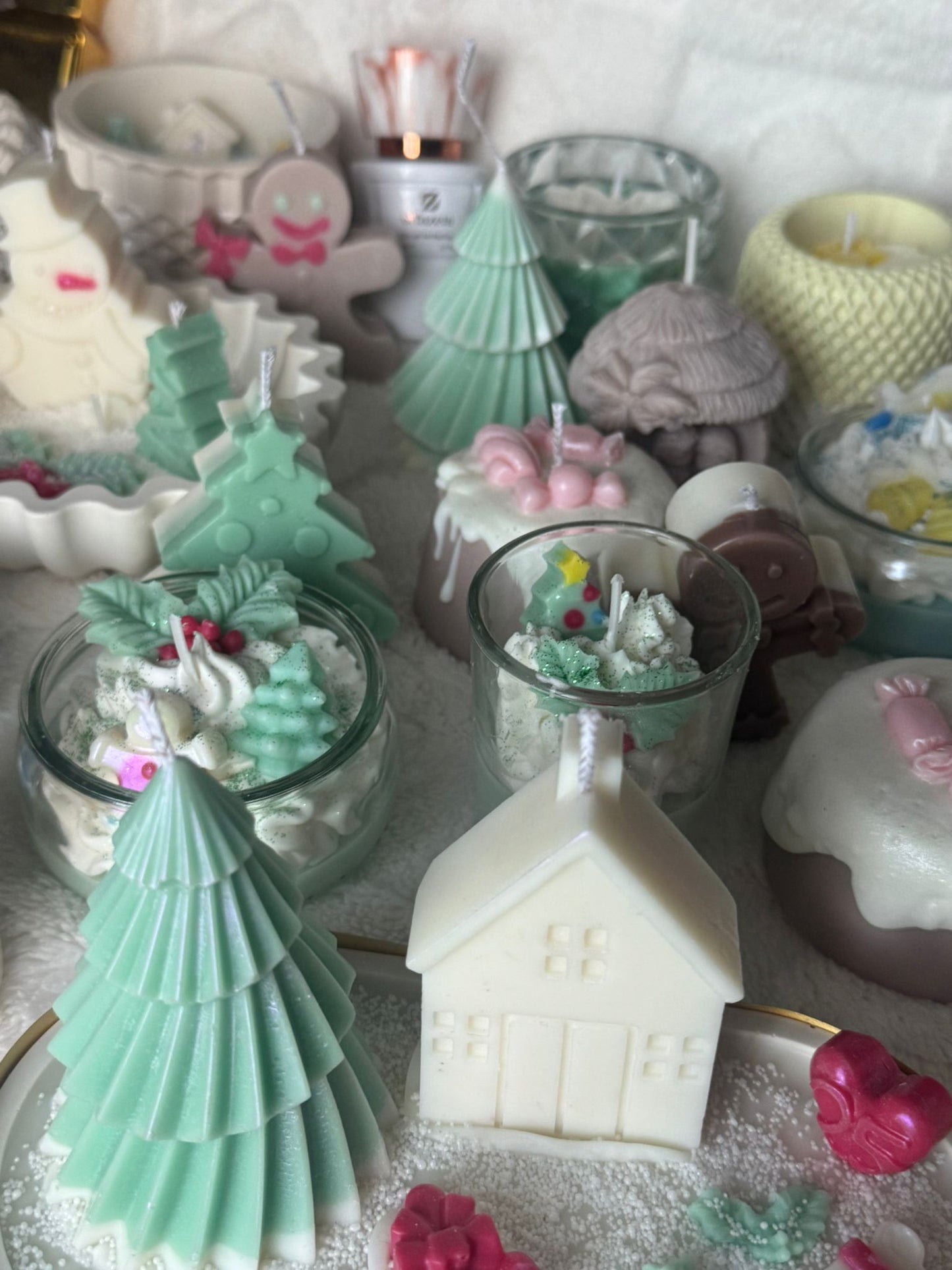 Christmas Decorative Candles Gift Set