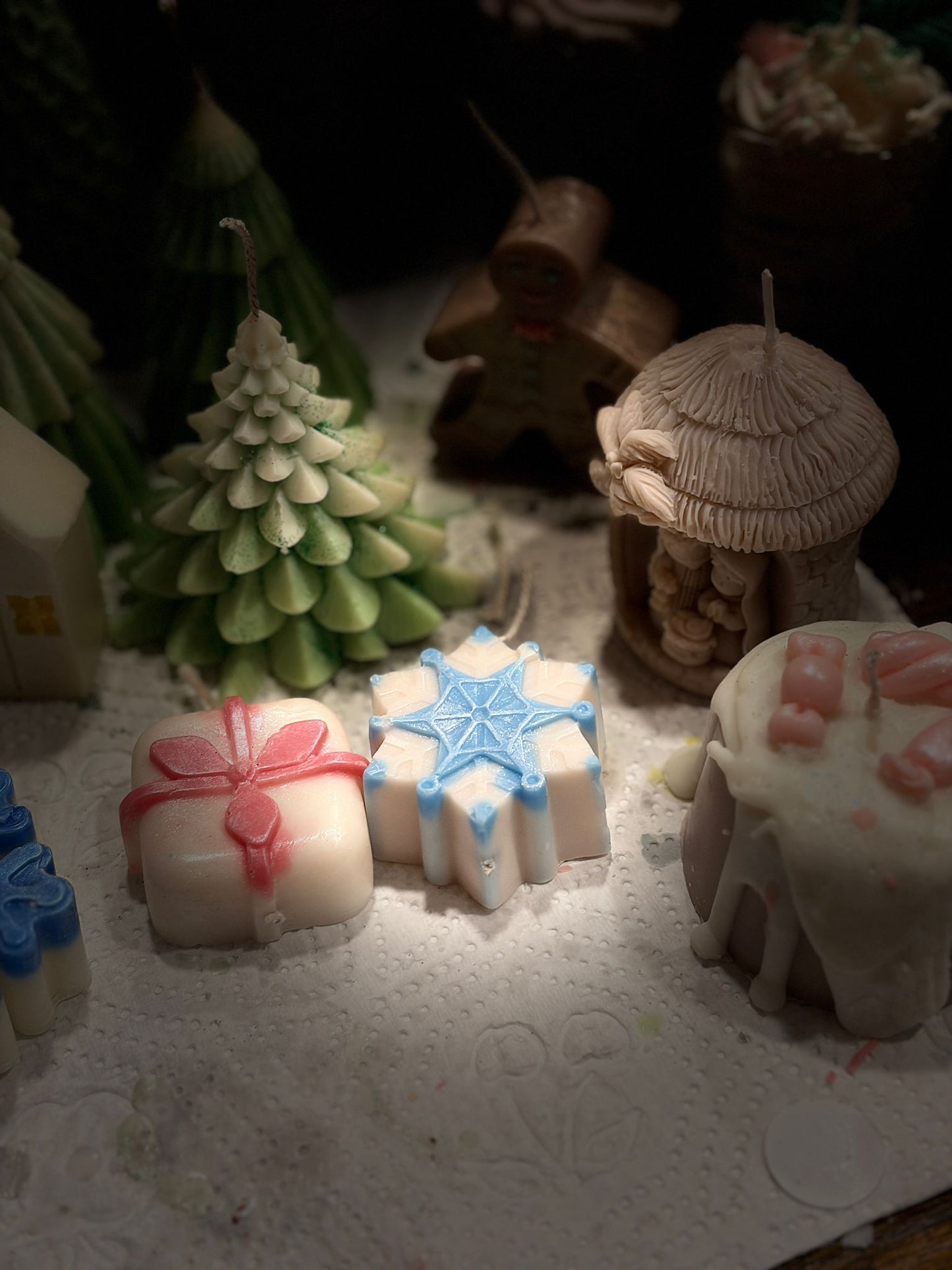 Christmas Decorative Candles Gift Set