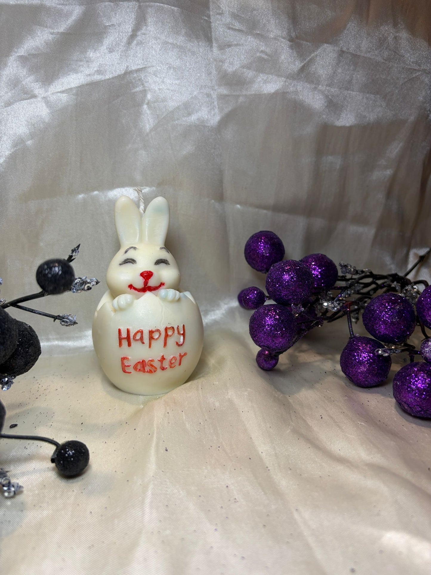 Easter Bunny Egg Candle – Happy Easter