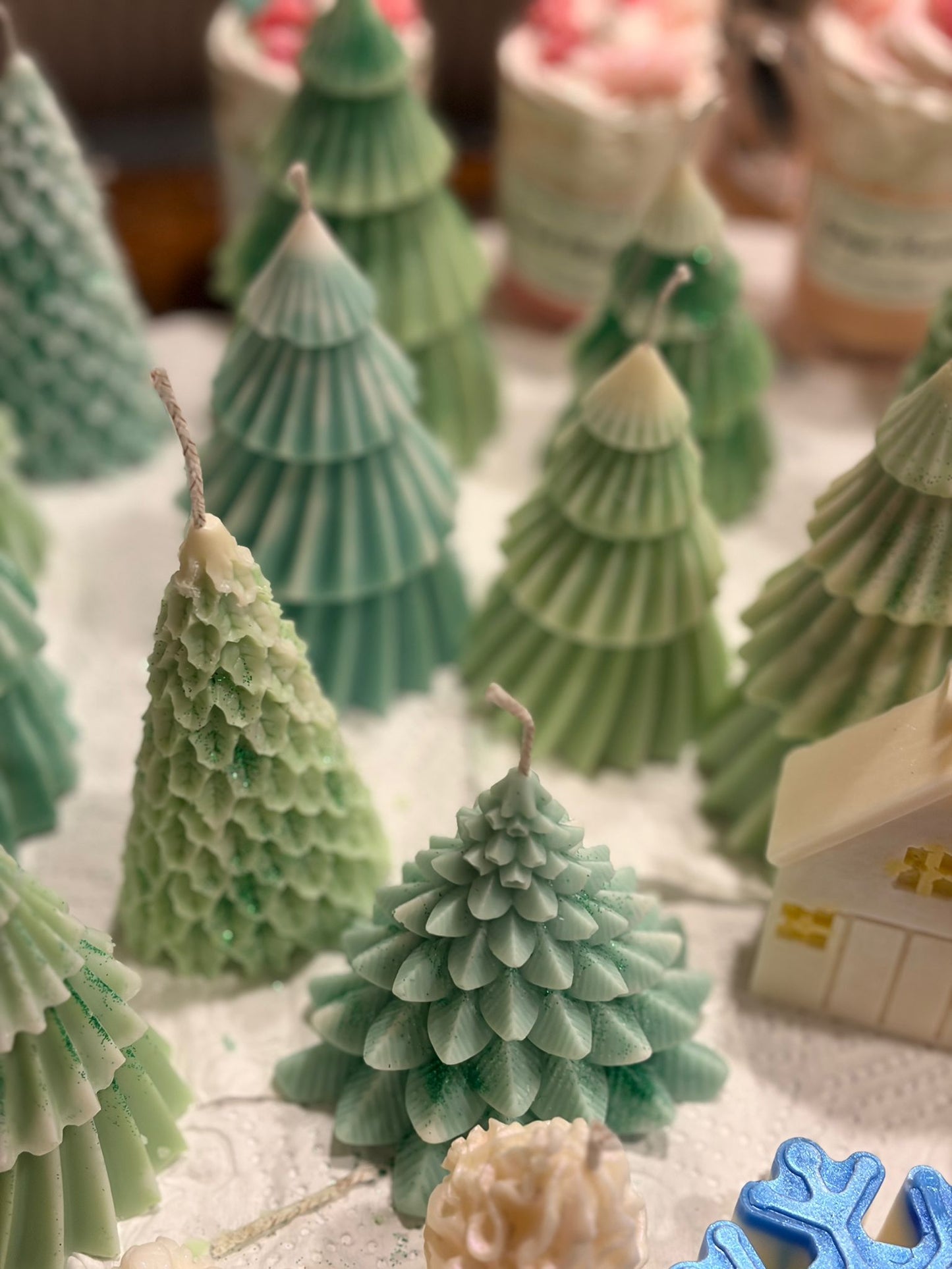 Christmas Decorative Candles Gift Set