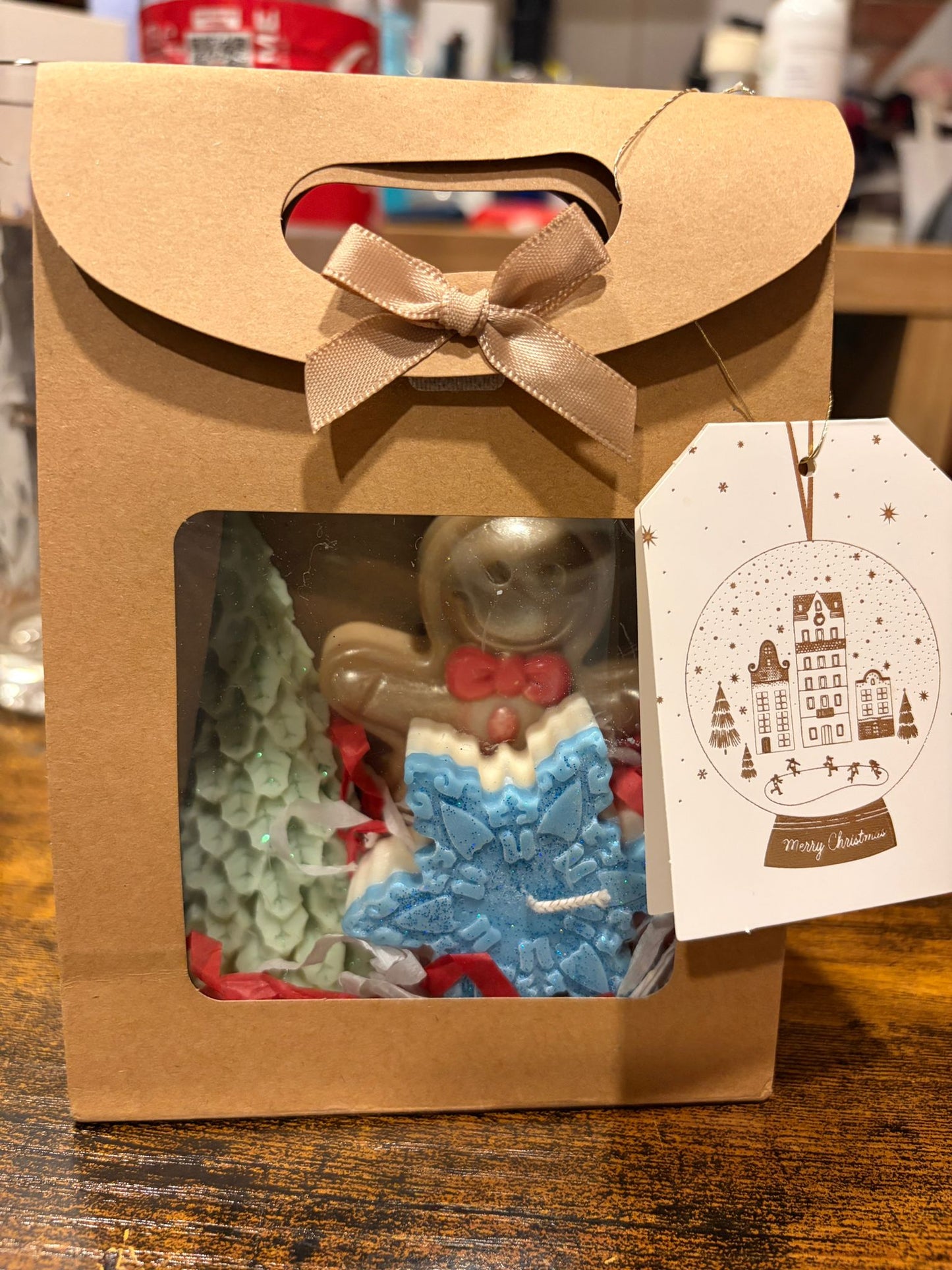 Christmas Decorative Candles Gift Set