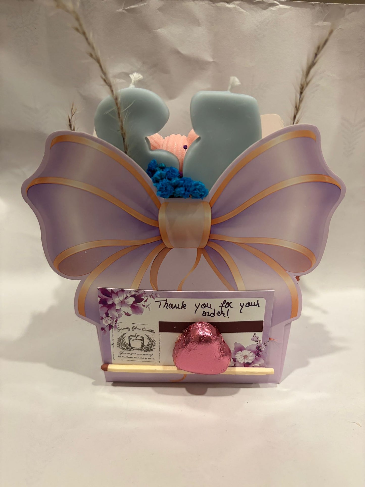 Birthday Candle Bouquet Gift Box