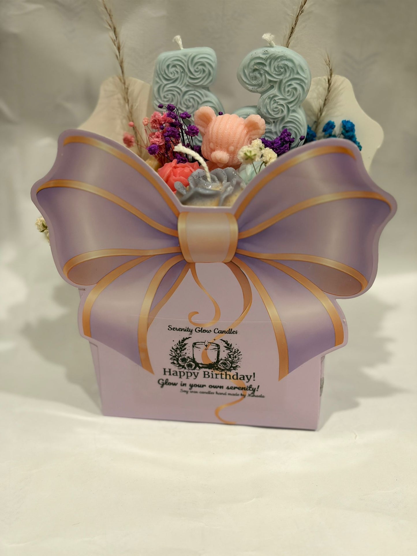 Birthday Candle Bouquet Gift Box