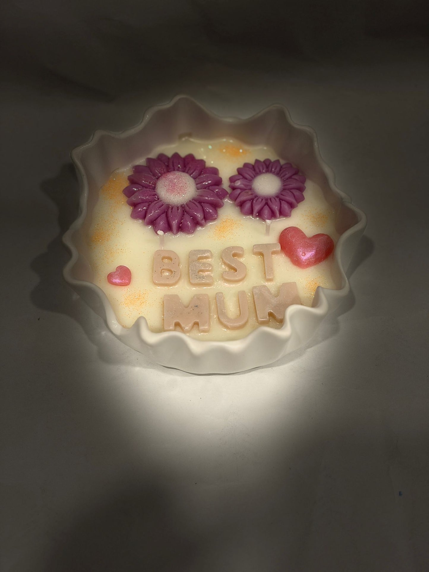 Best Mum Floral Candle - Mother's Day Gift