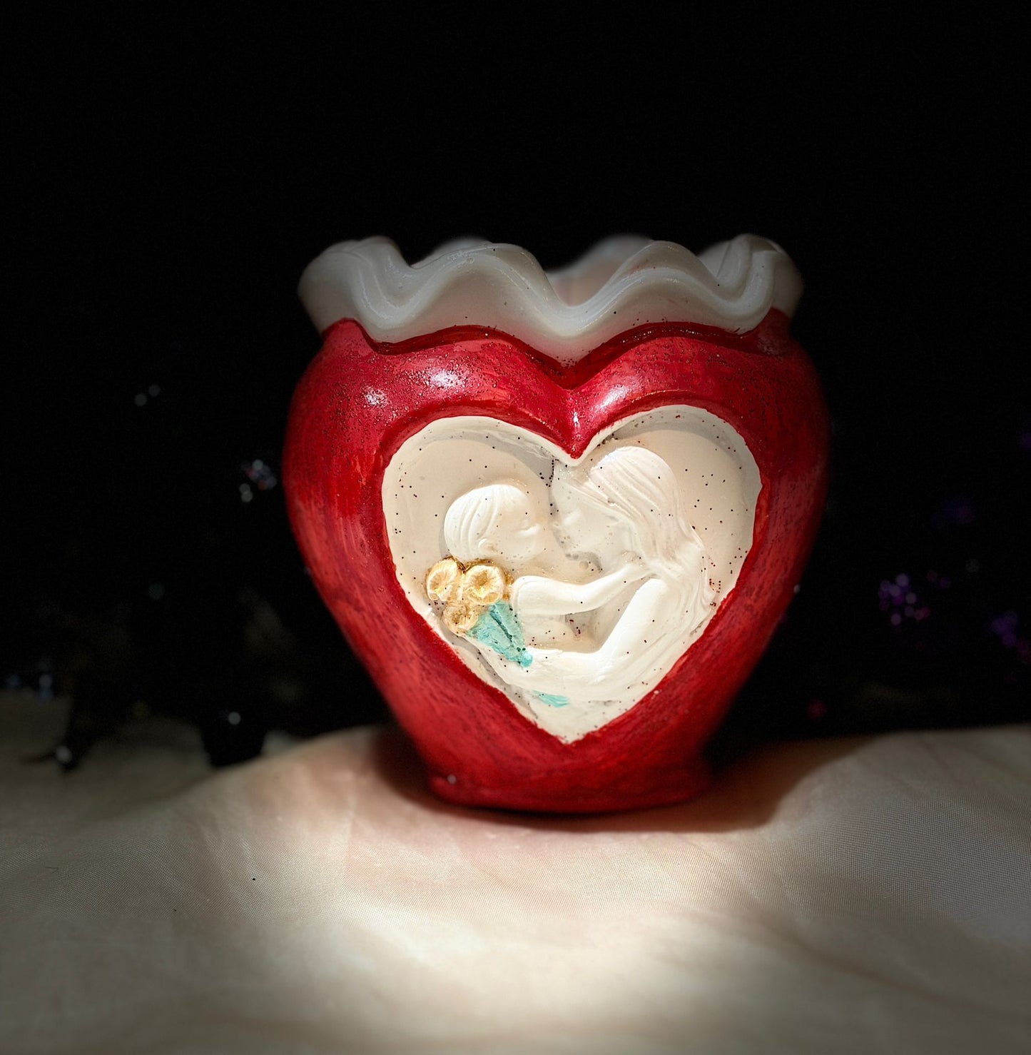 Mother & Child Candle - Red Edition - Mother's Day Gift