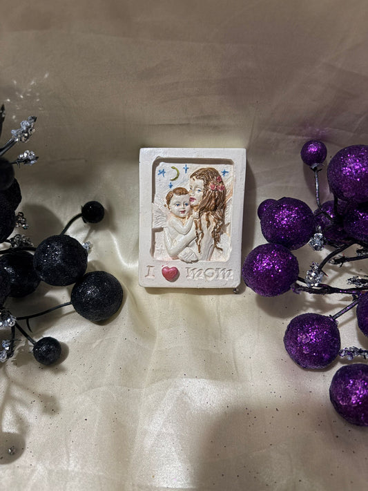 I Love Mom Fridge Magnet