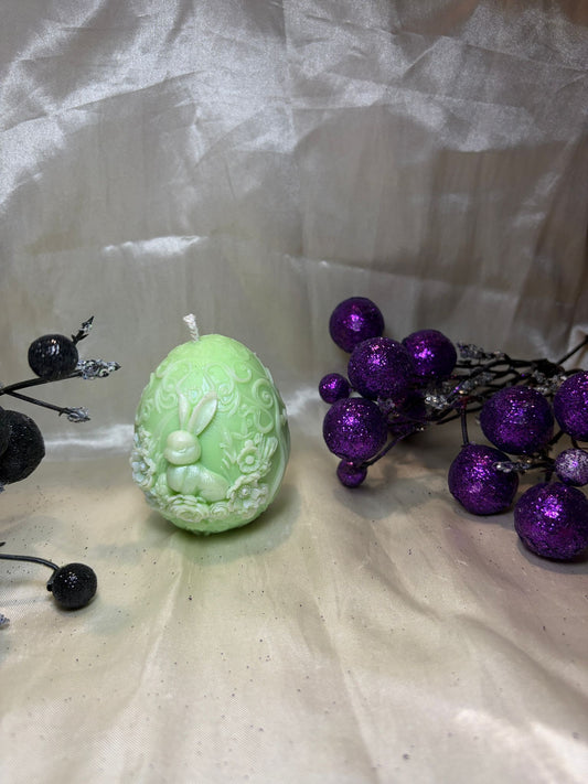 Easter Egg Candle – Floral Bunny